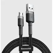 Baseus cafule Camklf-Bg1 Usb M - Micro 1M grey and black color  6953156280335 46787-Uniw kabelis