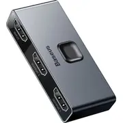 Baseus Splitter Matrix Hdmi - 2X 4K / 30 Hz grey Cahub-Bc0G  6953156219700 60019-Uniw Cahub-C0G