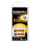 Baterijas Duracell Hearing Aid 13 A13 6-Paka 4043752397864  15602795 2928