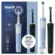 Braun Vitality Pro D103 Duo Black/Blue  4210201446514 Oral-B mutes higiēnai