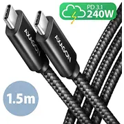 Bucm2-Cm15Ab cable 240W Usb-C  1.5M 5 Bucm2 Cm15Ab Usb kabelis