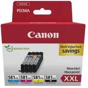 Canon Cli-581Xxl Bk/C/M/Y Multipack  1998C007 1998C005 Cli581Xxlmulti Z069558