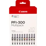 Canon Pfi-300 Multipack Mbk/Pbk/C/M/Y/Pc/Pm/R/Gy/Co  4192C008