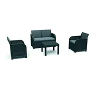 Darza mebelu komplekts Rosalie Set ar galdinu Classic peleks 8711245150734  Dārza mēbeles