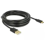 Delock 83669 Kabel Usb2.0 Typ-A zu Type-C 4 m  14043619836697 kabelis vads