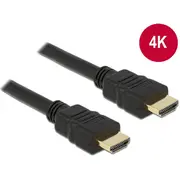 Delock Cable High Speed Hdmi with Ethernet - A male  v1.4 1.5M De 84753 kabelis video audio