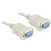Delock Cable serial Null modem 9 pin female / 1.8 m  De 84077 kabelis video audio
