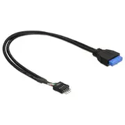 Delock Cable Usb 3.0 pin header female  2.0 male 0.3M De 83095 kabelis datoram
