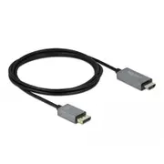 Delock Displayport 1.4  Hdmi Kabel 4K 60Hz Hdr 2.0M aktiv 85929 kabelis video audio
