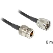 Delock Hf Kabel N Stecker  Buchse Lmr195 low loss 6 88683