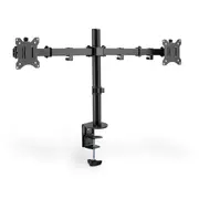 Digitus Dual Monitor Clamp Mount Da-90400 15-32  Maximum weight Capacity 8 kg Black Da 90400