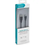Digitus Usb 2.0 Anschlusskabel  A - mikro B St/St 1.0M sw Db 300127 010 S kabelis