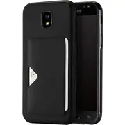 Dux Ducis Pocard Series Premium Izturīgs Silikona Aizsargapvalks Priekš Samsung J530 Galaxy J5 2017 Melns  Duxd Pock Samj5 B 49844-Uniw maciņš apvalks mobilajam telefonam