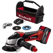 Einhell cordless angle grinder Tc-Ag 18/115 Li Kit  18V Red/Black Li-Ion battery 4.0Ah 4431134