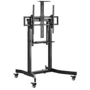 Equip Bodenstandhalter 55-100/ 1Tft 120Kg 1Ablage  schwarz lite Retail 650633 490350