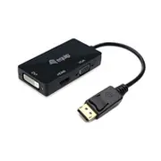 Equip Displayport-Hdmi/Vga/Dvi Adapter St/Bu  schwarz 133441 adapteris