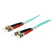 Equip Lwl Patchkabel St-St  2.00M Multimode Duplex Om3 turq Polybeutel 25224207 apgaismes ķermenis