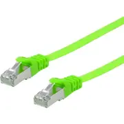 Equip Patchkabel Cat6A  U/Ftp 2Xrj45 10.00M grun Flach Lszh 607646 tīkla kabelis