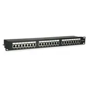 Equip Patchpanel 24X Rj45 Cat5E 19 1He schwarz  327425