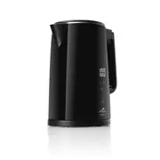 Eta Kettle Eta559590000 Emma Electric  2200 W 1.5 L Stainless steel 360 degrees rotational base Black Elektriskā Tējkanna
