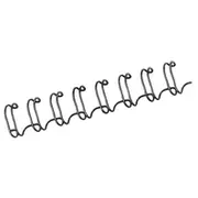 Fellowes Drahtbinderucken Schwarz 10Mm 100 Pk  53265
