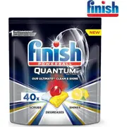 Finish Powerball Quantum Ultimate Lemon 40Pcs  5900627090291 Sadzīves ķīmija