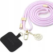Guess Cbdy Cord Nylon 4G Metal Charm - Uniwersalny pasek do telefonu Liliowy  Guoucnmg4Eu 13304899 Gue003715-0 maciņš apvalks mobilajam telefonam