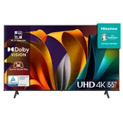 Hisense Uhd Smart Tv  55A6N 55 Vidaa Os Black Led Televizors