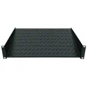 Intellinet 19 fixed shelf 2U depth 400 mm  black 712514 Serveru aksesuāri