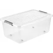 Kaste ar vaku uz ritenisiem clipbox Leo 59X38X24Cm 37L caurspidiga 4052396109757 