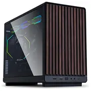 Lian Li Dan Cases A3-Matx Wood Edition Pc-Case Tempered Glass  Micro-Atx - Walnuss black 4718466017567 A3X-Wdg G99.A3X-Wdg.00 Geli-973 Datora korpuss