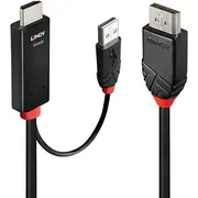 Lindy Hdmi  Displayport adapter cable Black/Red 1 meter 41498 4002888414982 Joinedit70712193
