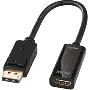 Lindy video adapter 41718 - Displayport / Hdmi 15 cm  4002888417181 5L41718