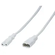 Logilink Stromkabel Verlangerung  2M White Cp132 adapteris
