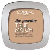Loreal Paris True Match Super Blendable Powder W 9G D3-W3 Golden Beige  3600520772035 2259357