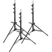 Manfrotto Lamp 1004Bac-3 3-Pak  3 legs Black 719821308010 1004Bac