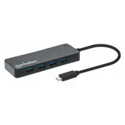 Manhattan 7-Port Usb Hub C-Stecker A-Buchse 5Gbit/S schwar  168410 centrmezgli