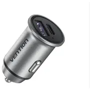Mobile Charger Car 30W Usb/2P Gray Fffh0 Vention 