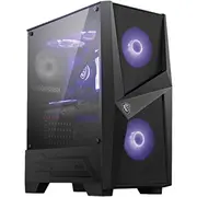 Msi Mag Forge 100M Pc Case  Mid-Tower Usb 3.2 Black 306 7G03M21 809 Magforge100M Datora korpuss