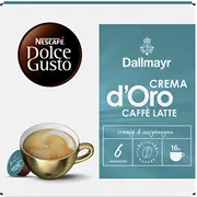 Nescafe Kapsulki Dolce Gusto Crema daposOro Latte 16 szt. Nesccrdrocaf16Kapsul 7613038641539  Joinedit76221626 piederumi kafijas automātiem