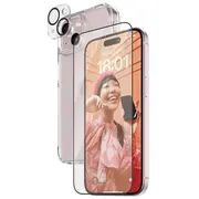 Panzerglass Trademark  3-In-1 Set fur das iPhone 15 Ultra-Wide Fit Display- Kamera Schutzfolie D30 Protected Hardcase B11722809 5711724211720 Pan000568 Pan000568-0 maciņš apvalks mobilajam telefonam