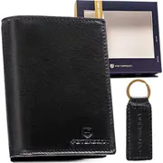 Peterson Zestaw prezentowy elegancki  skorzany portfel meski i brelok - Nosize Dh Ptn Set-M-N4-Gvt Rov 5903051192203 Joinedit62695051