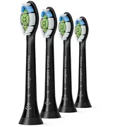Philips Sonicare W2 Optimal White  standarta zobu birstes galviņas 4 gab melnas Hx6064/11 8710103850366 Phihx606411 mutes higiēnai