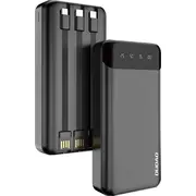 Powerbank Dudao K6 Pro 20000Mah Czarny  Dda166 6973687243449 82316 82316-Uniw K6Pro-Black mobilā uzlādes iekārta
