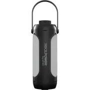Realpower Led outdoor Light 190 solar schwarz 6.000Mah  473011 Schwarz apgaismes ķermenis