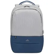 Rivacase Prater 17.3 Rc7567Dg  4260403578308 7567 Grey/Dark Blue grey/dark blue Backpack 7567Grey 7567Grey/Darkblue portatīvo datoru soma apvalks