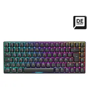 Sharkoon Skiller Sgk50 S3 Gaming Tastatur - 75 Layout  gelbe Hot-Swap Gateron-Switches Rgb-Beleuchtung Qwertz-Layout schwarz 4044951039159