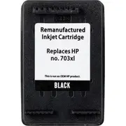 Superbulk ink for Hp 703 Cd887 rem B-H703Bk  B H703Bk kārtridžs