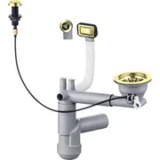 Syfon Deante do zlewozmywaka granitowego 1-Komorowego - Space-Saver Zxy Z911 5907650812883  Joinedit36980433