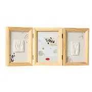 Tiny Love Double Frame komplekts mazuļa pēdiņu/rociņu nospieduma izveidošanai  koka 3333166081